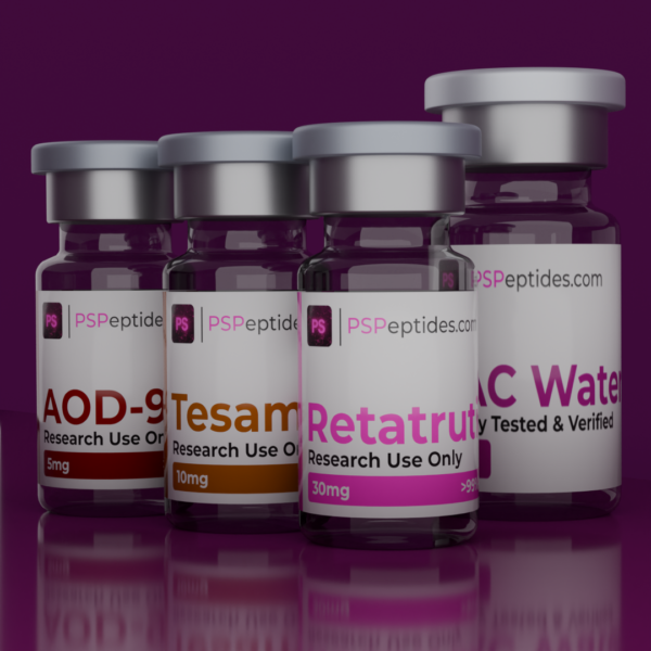 buy Shred Express Bundle AOD-9604 Tesamorelin Retatrutide research peptides PSPeptides